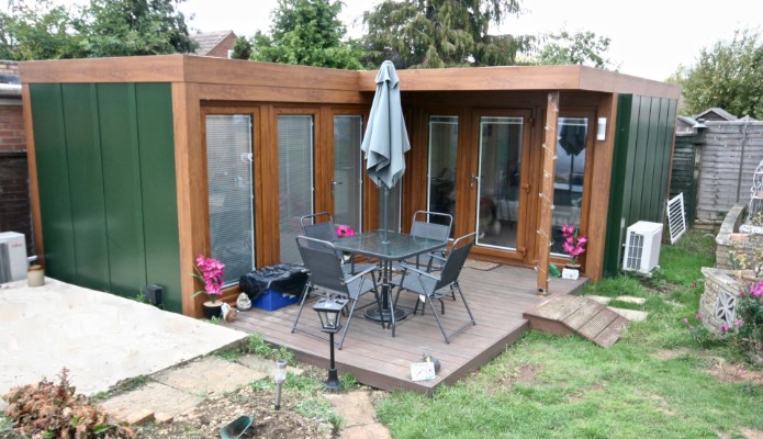 L shape granny annexe installed in luton 
